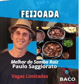 Sábado 12.07.25 Ao Meio Dia - Feijoada e Samba